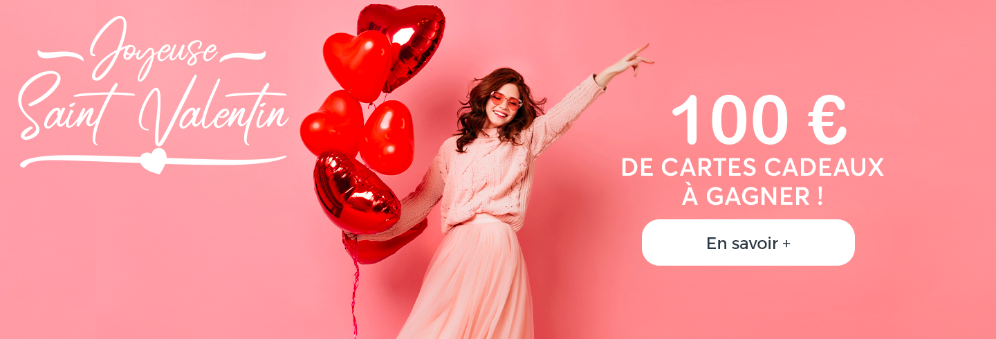 Aushopping Cognac Saint Valentin jeu concours 50 euros de cartes cadeaux
